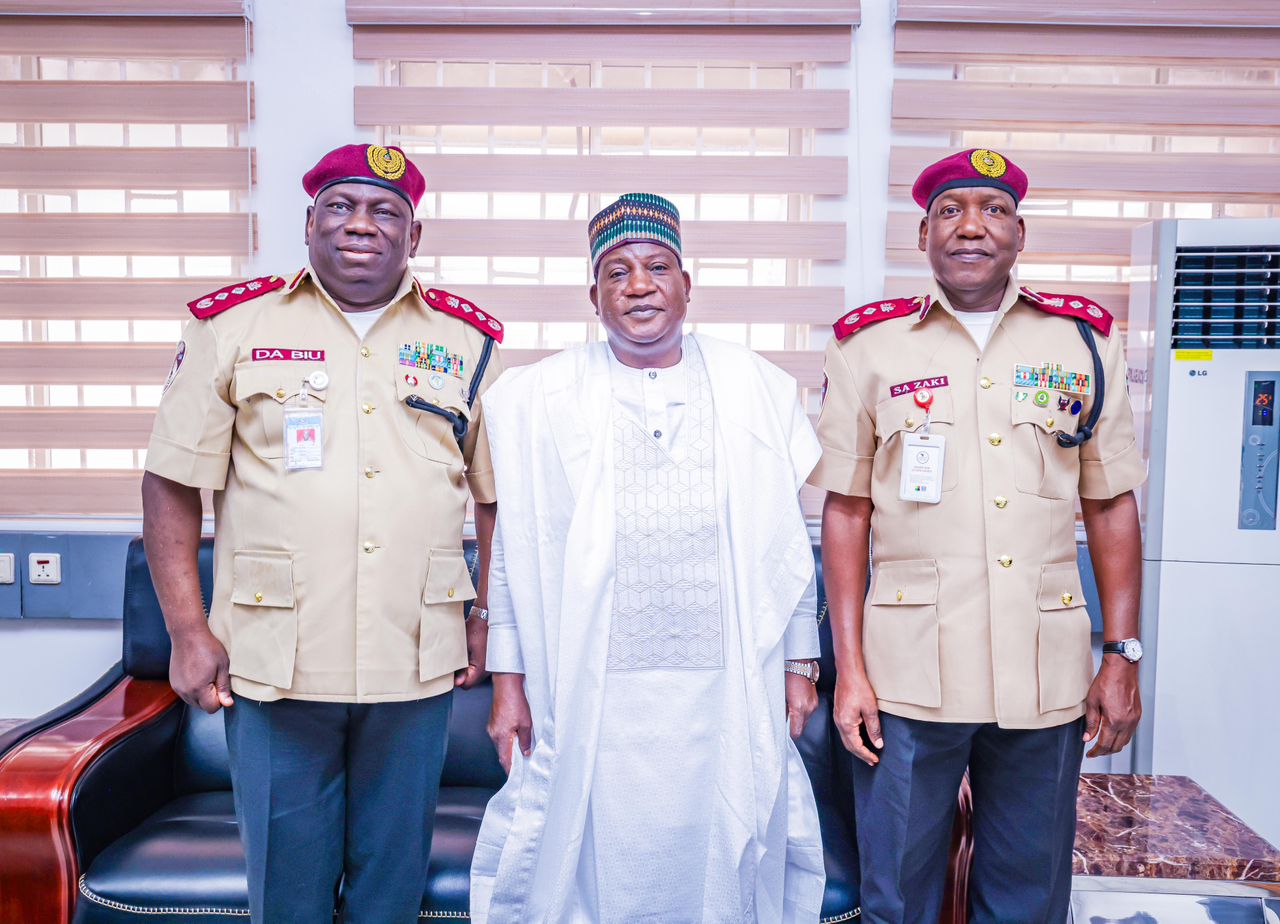 Corps Marshal FRSC Visits Labour & Employment Minister